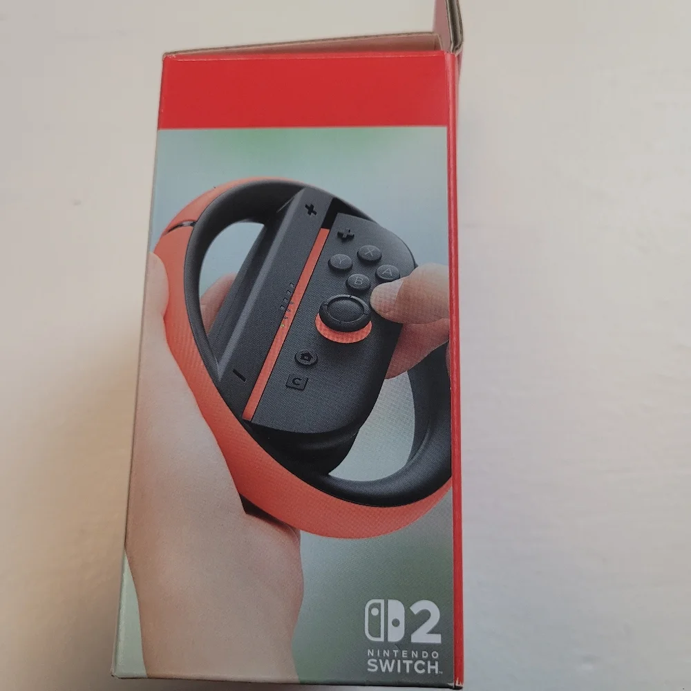 Nintendo Joy-Con Wheel Pair in Blue and Red